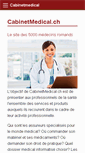 Mobile Screenshot of cabinetmedical.ch
